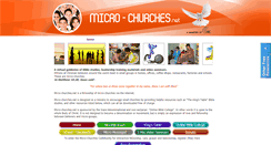 Desktop Screenshot of micro-churches.net