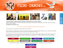Tablet Screenshot of micro-churches.net